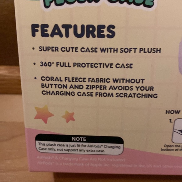 BRAND NEW KITTEN PLUSH CASE FIT FOR AIRPODS CHARGING CASE! NIB! SMOKE FREE HOME. - Picture 5 of 7